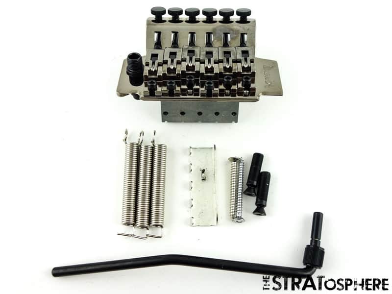 Ibanez JEMJRSP Steve Vai Locking Tremolo BRIDGE + ARM, Cosmo Black 6 Saddles image 1