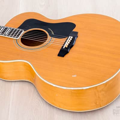 1978 Guild F-50 Jumbo Acoustic Guitar Blonde w/ Case, Westerly USA image 11