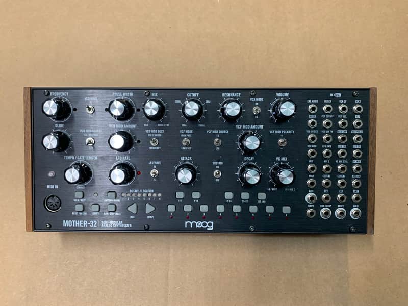 Moog Mother-32 Tabletop / Eurorack Semi-Modular Synthesizer 2015 - Present - Black image 1