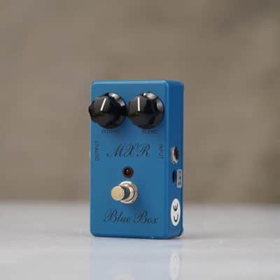 MXR M103 Blue Box Script Logo Octave Fuzz Guitar Effects Pedal #58757 image 11
