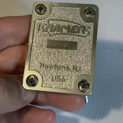1980's Japan Kramer Focus 3000 Series Chrome B Series Neptune, NJ Overseas Neckplate image 2