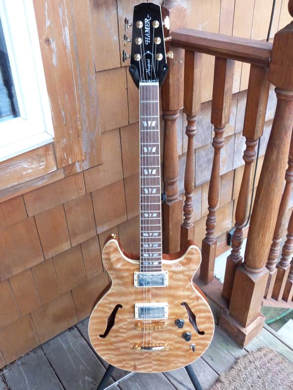 Hamer Newport quilt  vintage amber image 1