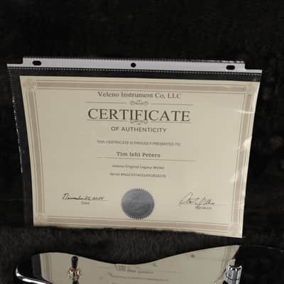 Veleno Guitars Original Legacy Model Chrome 2024 image 13
