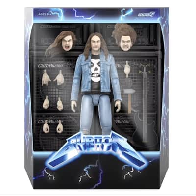 Super 7 Metallica Cliff Burton Ultimates 7-Inch Action Figure (Wave 1) 2023 Limited Edition image 1