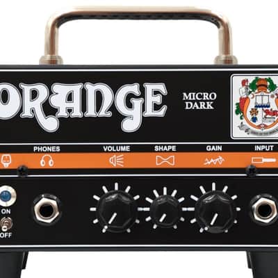 Orange Micro Dark 20-Watt Guitar Amp Head 2015 - Present - Black image 1