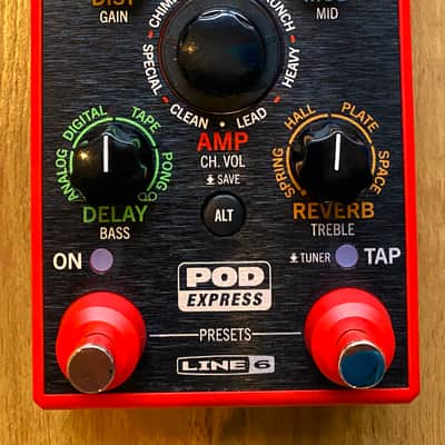 Line 6 POD Express Guitar HX Amp Modeller Multi Effects Looper USB Interface! image 1