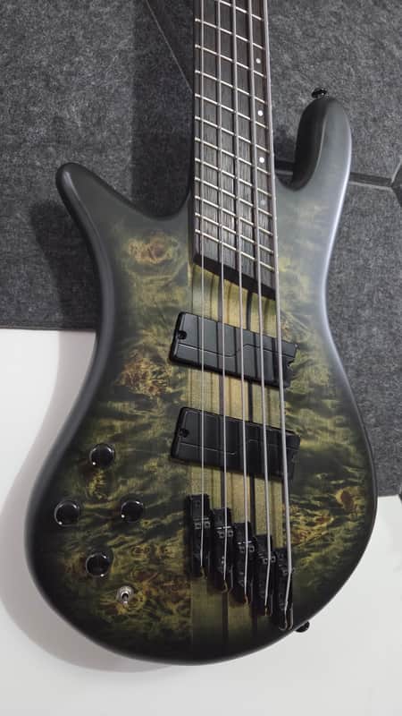 Spector NS Dimension 5 Left-Handed Multi-Scale Bass – Haunted Moss image 1