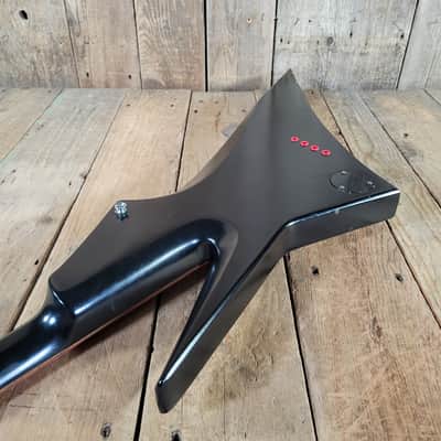 Hondo Death Dagger 1980s Refinished with original hard case - Black image 10