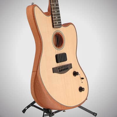 Fender Certified Pre-Owned American Acoustasonic Jazzmaster, Natural, Ebony Fingerboard (K13) (9684A) image 4