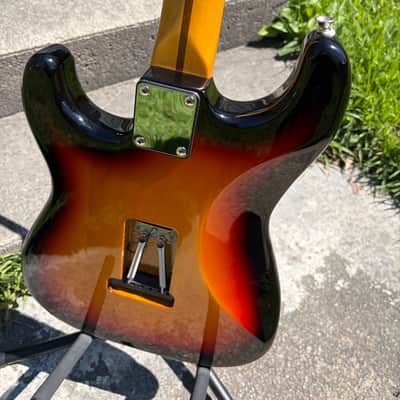 Partscaster w/ Am Pro II Strat Neck RW + SD rail +11 way wiring image 5