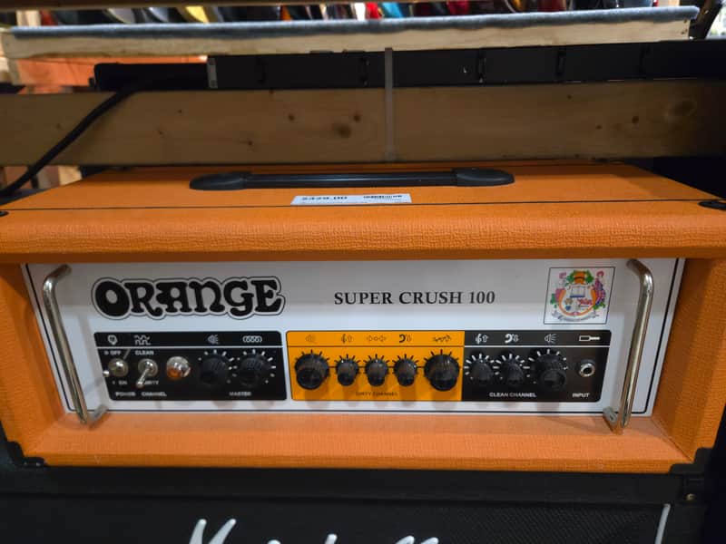 Orange Super Crush 100 2-Channel 100-Watt Guitar Amp Head 2021 - Present - Orange - Local Pickup Only image 1