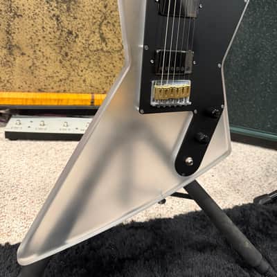 Electrical Guitar Company Custom Acrylic 2012 - Frosted acrylic and polished aluminum neck image 8