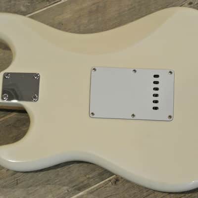 1980's Series 10 by Bently Stratocaster- HSS - White with Matching Head- Clean! image 8