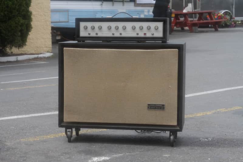 Silvertone Model 1465 Solid State 150 6x10 Guitar Piggyback image 1