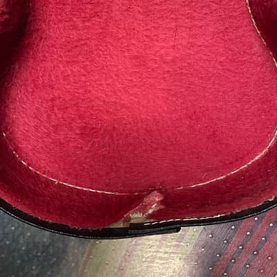 Vintage RARE 1960's Gibson SG Soft Shell Guitar Case Black w/ Red liner Epiphone image 9