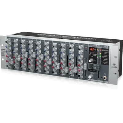 Behringer Eurorack Pro RX1202FX Premium 12-Input Mic/Line Rack Mixer with XENYX Preamplifiers, British EQ's and Multi-FX Processor image 8