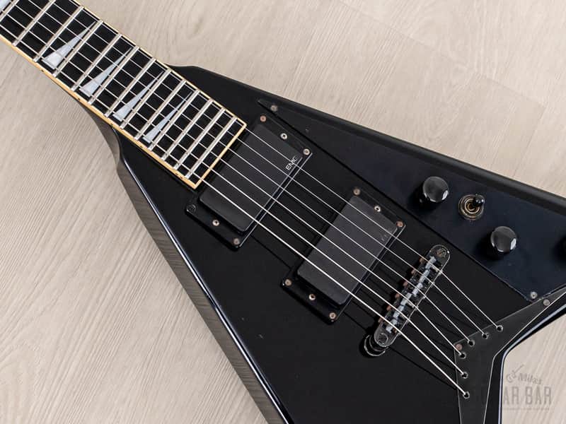 2006 Jackson Stars Randy Rhoads RR-J2BE Flying V Black w/ EMG | Reverb