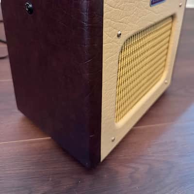 Fender Champion 600 5-Watt 1x6" Guitar Combo 2006 - Two-Tone Blonde / Brown + new Jensen speaker imagen 4