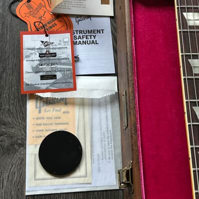 2026 Gibson Les Paul Standard 1959 Murphy Lab Heavy Aging Golden Poppy Burst image 9