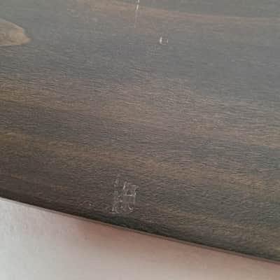Handmade Black Stained Wood 15 inch Pedalboard image 4