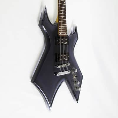 BC Rich Acrylic Series Warlock 2004-2005 - Transparent Black Ice w/Coffin Case image 1