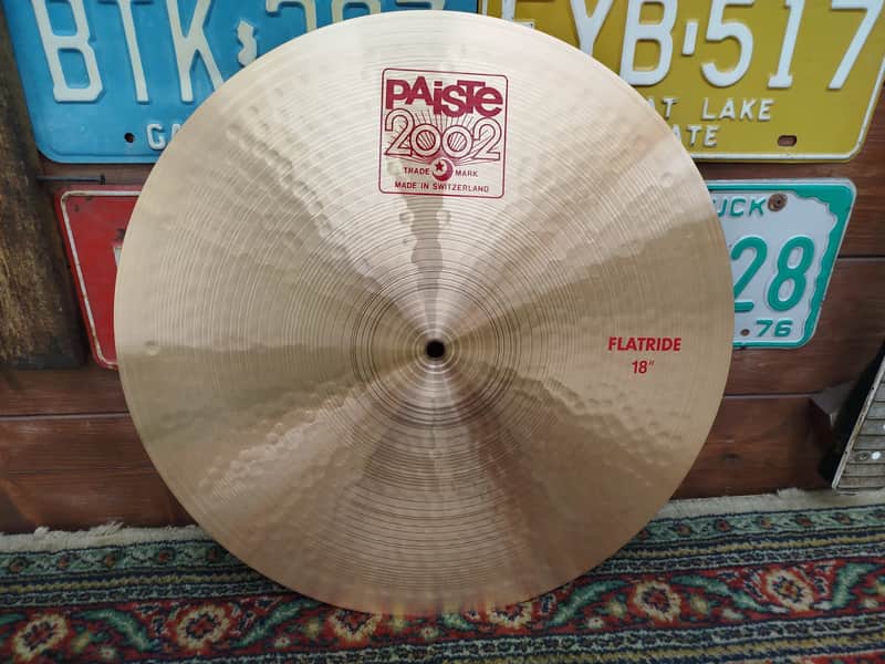 PAISTE 2002 18" Flat Ride. image 1