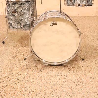 Tempro 3pc Drum Kit Set Black Pearl Vintage 1970's MIJ image 1