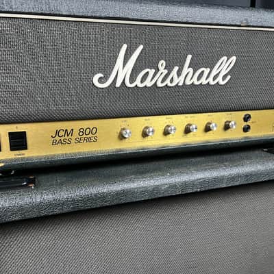 Marshall JCM800 MKII Super Bass 100W - 1935B straight cabinet with 4x12” Celestion G12-65 UK Made 1980 image 3