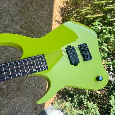 Kiesel Kiesel Kyber Left handed Black Limba. Royal ebony acid green lh lefty 2026 image 4