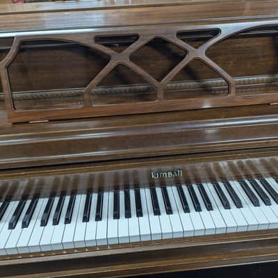 Kimball  Walnut console piano SN T24137 image 2