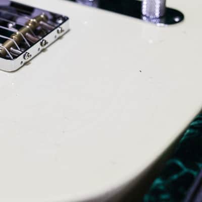 Del-Tone 60's T-style | Aged Vintage White image 7