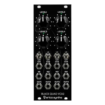 Erica Synths Black Quad VCA Eurorack Module (MK2) image 2