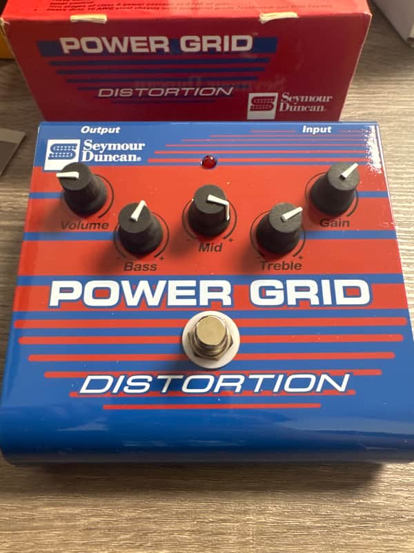 Seymour Duncan Power Grid Distortion - Blue/Red Graphic image 1