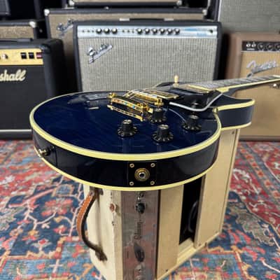 Greco Les Paul Custom Blue Flame Model EGC68- 700 Mint Collection - 1987 image 15
