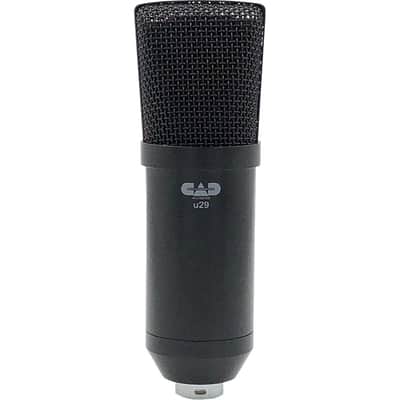CAD U29 USB 16-bit Cardioid Side-Address Studio Microphone w/ Stand & Windscreen image 1