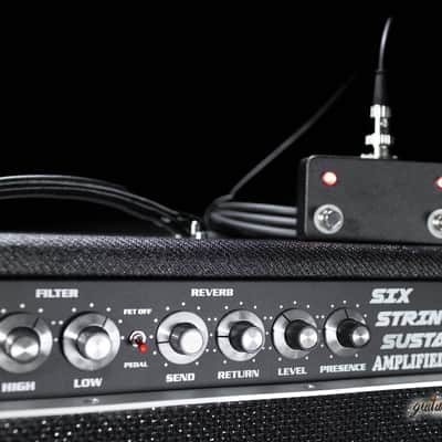 Amplified Nation Six String Sustain 50W Head – Black Lacquered Tweed image 5