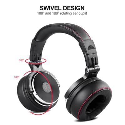 Professional Studio Pro DJ Headphones (Black) image 4