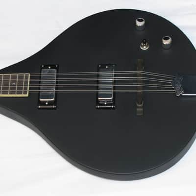 LUNA Moonbird electric Solid Body BOUZOUKI new w/ CASE -Satin Black - Humbuckers image 3