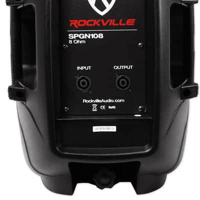 Rockville SPGN108 10" Passive 800 Watt DJ PA Speaker ABS Lightweight Cabinet 8Ohm image 4
