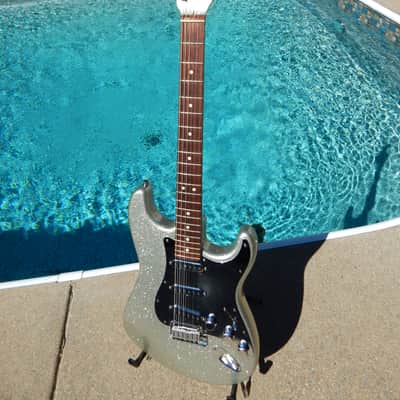 Fender Custom Shop  Stratocaster 1999 Silver Sparkle Used In Red Hot Chili Peppers Video Cant Stop image 1