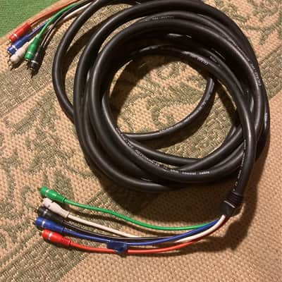 Calrad Vec professional 5 channel audio video rca snake 25’ cable image 1