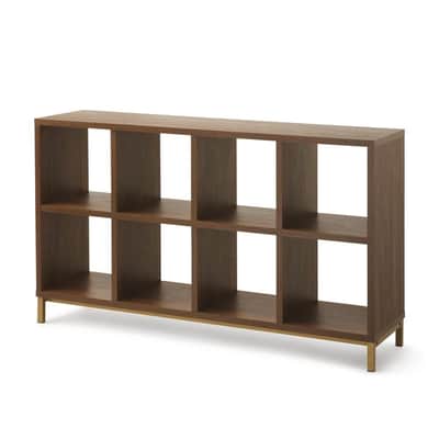 Vinyl Record Storage Cabinet – 8-Cube LP Album Display Rack image 3