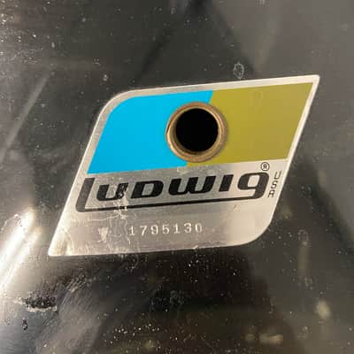 1970s Ludwig Vistalite Black Smoke Kit 12/13/16/22" image 4