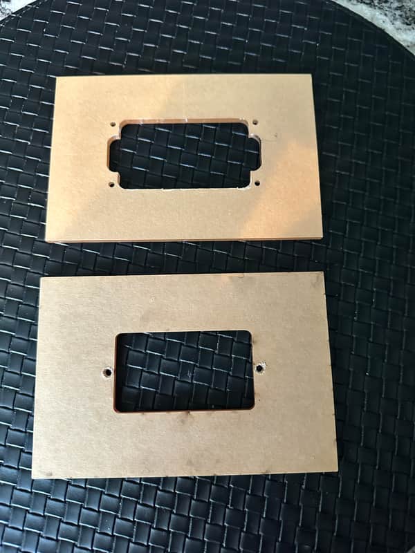 StewMac TV Jones Tools Routing/ShapingTemplates - Pickups, Battery Box, Drilling, Neck - Set image 1