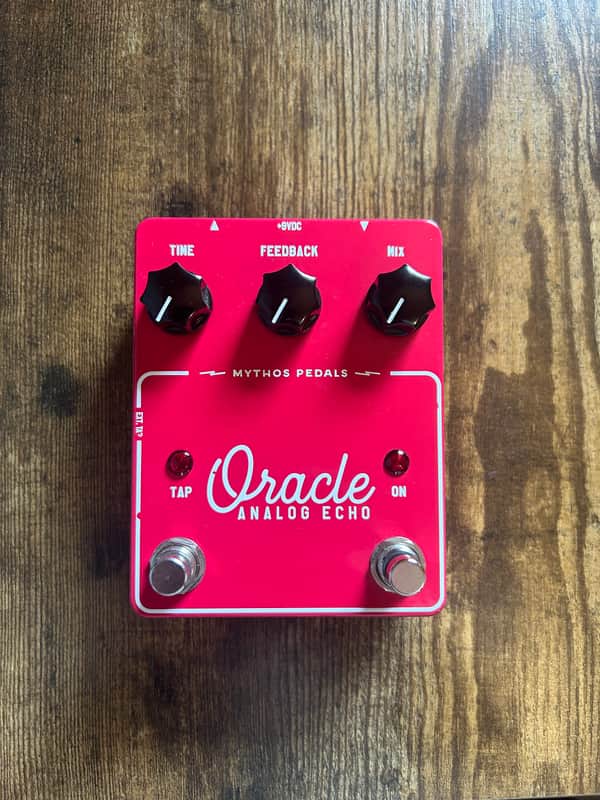 Mythos Pedals Oracle Analog Echo 2021 - Red | Reverb