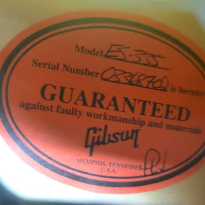 2008 Gibson ES-335 Dot - Sunburst image 19