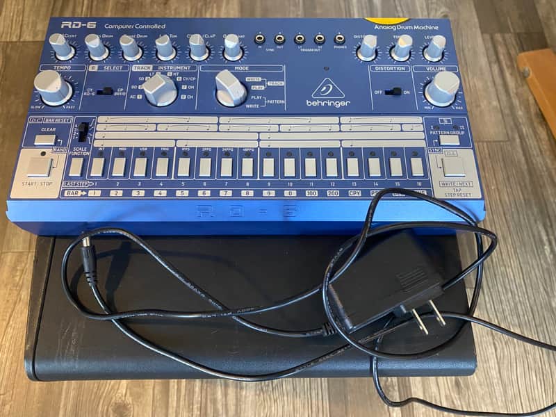 Behringer RD-6-BU Analog Drum Machine 2020 - Present - Blue image 1