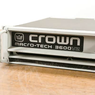 Crown Macro-Tech 3600VZ 2-Channel Power Amplifier CG0127V image 4