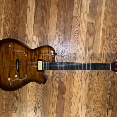 Godin Multiac Jazz SA 6 string Guitar 2002 - Sunburst w/OHSC image 1