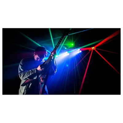 CHAUVET DJ Gig Bar 2 4-in-1 light with a pair of LED derbies, LED pars, a laser, and strobe effect all mounted on one bar image 3